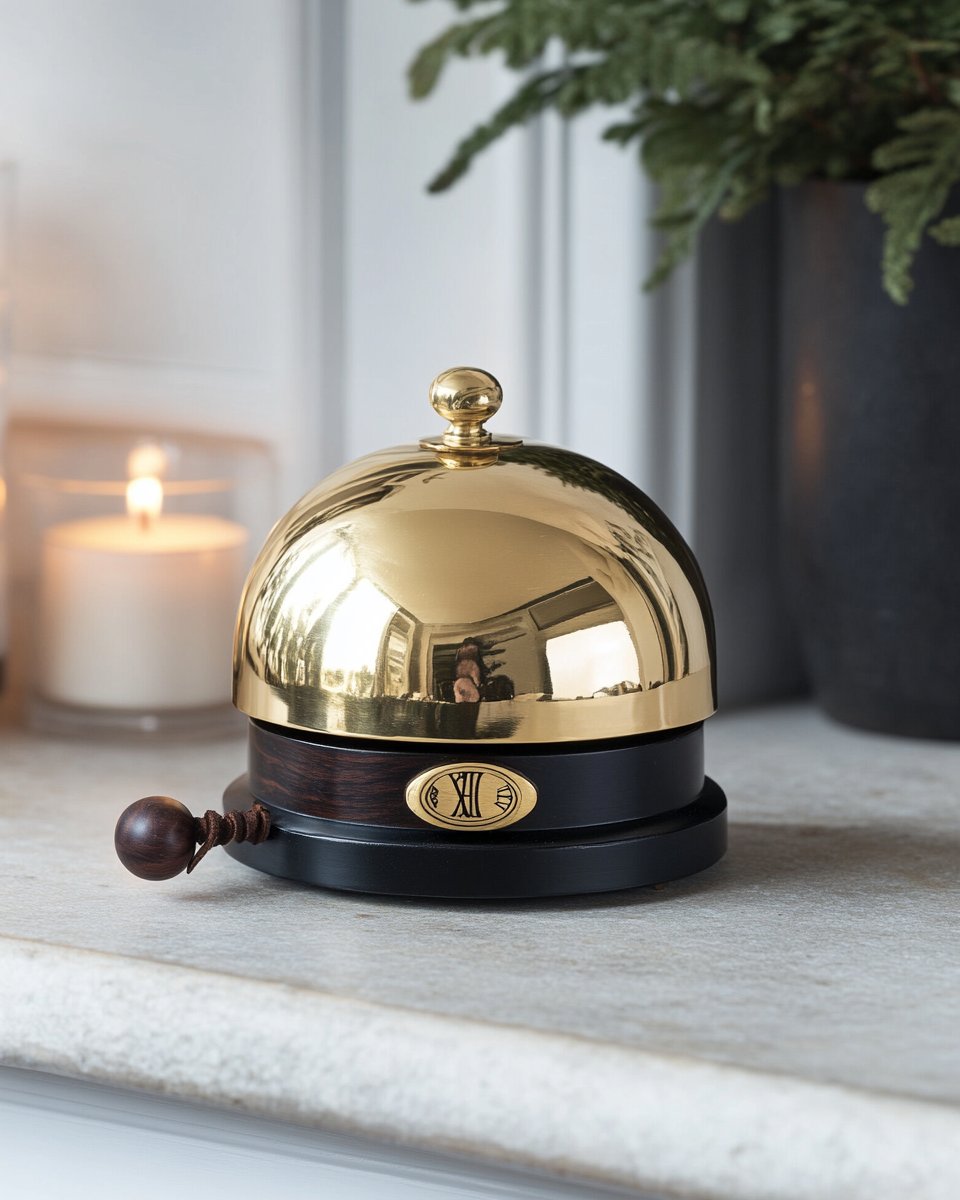 The Hours-Bell, Solid Brass