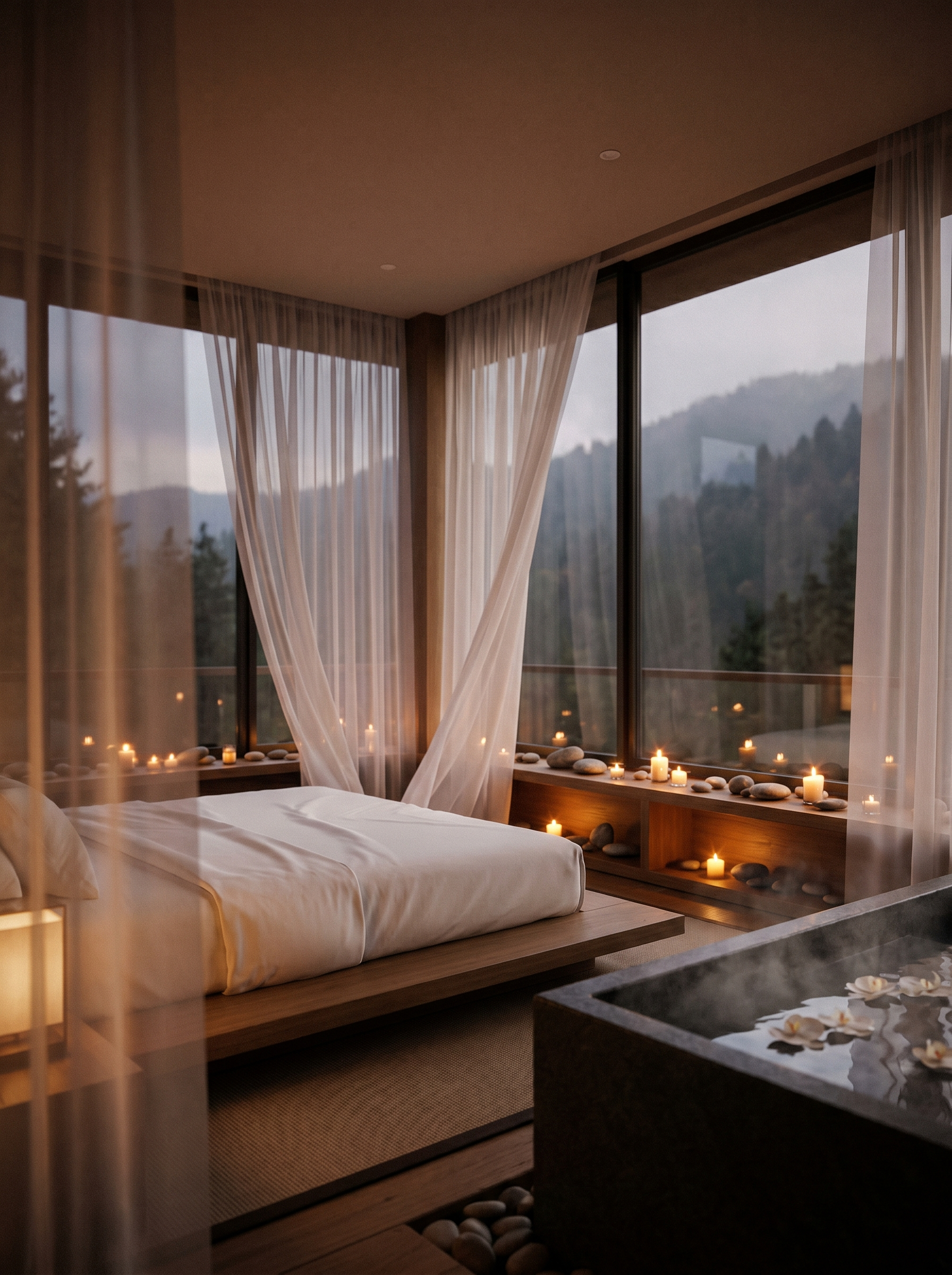 Spa hotel room